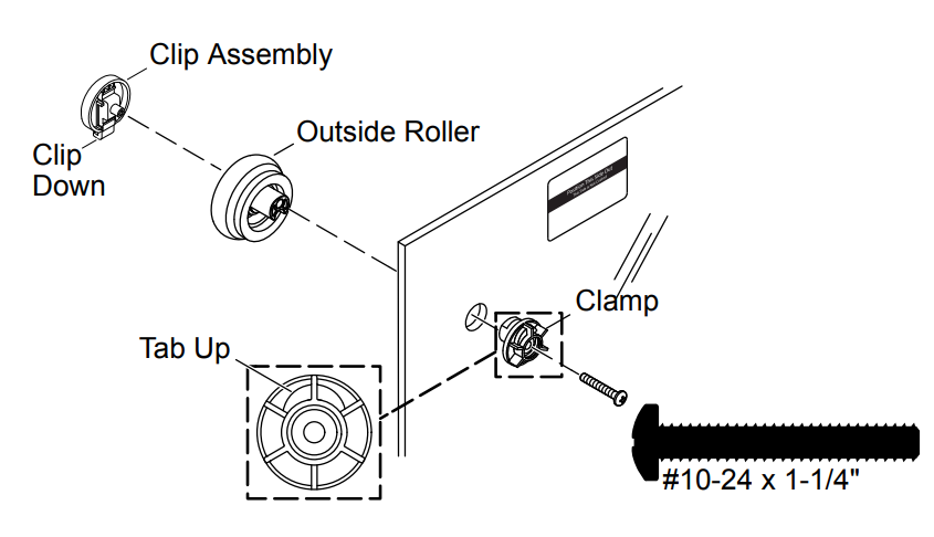 Levity® Shower Doors - Roller Installation and Adjustment