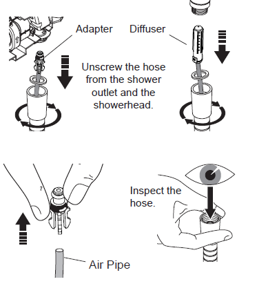 Mira shower deals hose